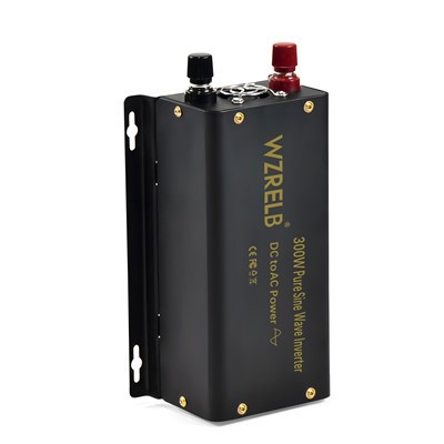 Инвертор чистой синусоидальной волны мощностью 300 Вт — от 12 В постоянного тока до 110 В/120 переменного тока (50 Гц)